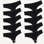 Bragas Tanga de Algodón Sin Costuras – Compra 5 y Lleva 10