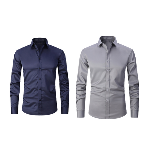 Camisa Social Milano Antarrugas – Compra 1 y Llévate 2