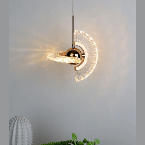 Lámpara Colgante de Cristal