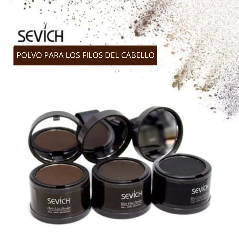 Polvo de Fibra Capilar Sevich - Fin de las Calvas en el Cabello