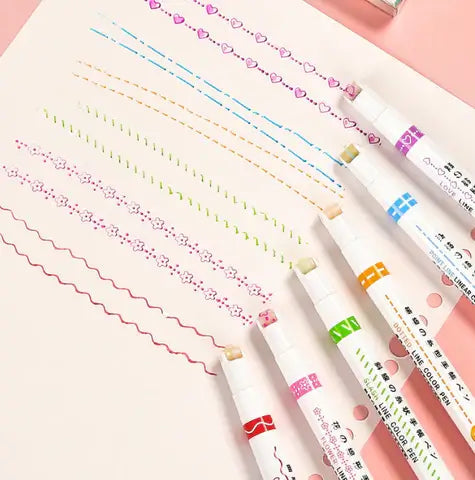 Kit de 6 Rotuladores para Dibujo Mágico