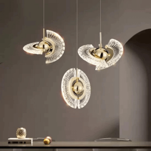 Lámpara Colgante de Cristal