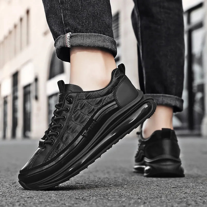 Zapatos de cuero genuino