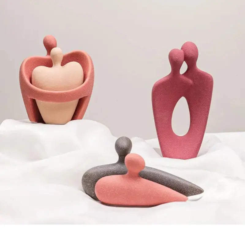 Escultura de Cerámica Pareja
