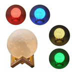 Lámpara Luna Llena LED 3D