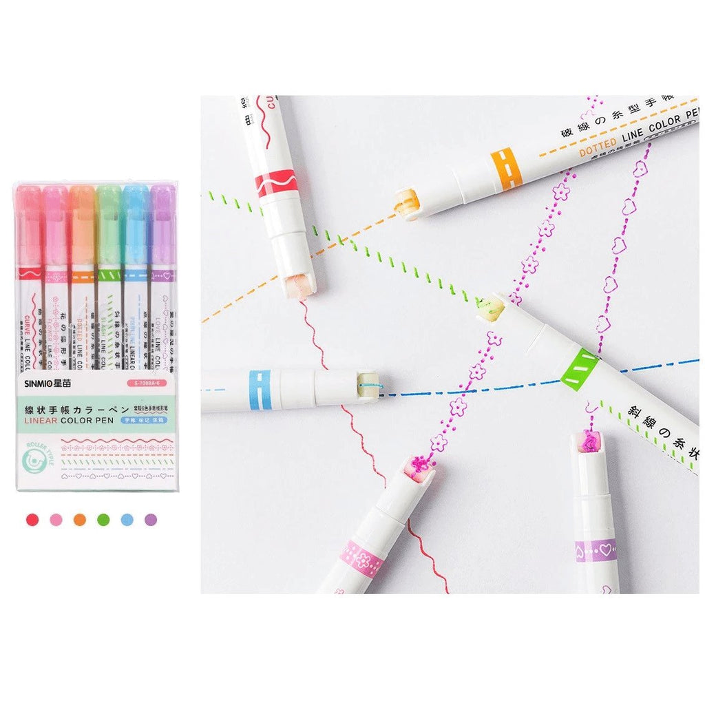 Kit de 6 Rotuladores para Dibujo Mágico