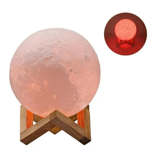 Lámpara Luna Llena LED 3D