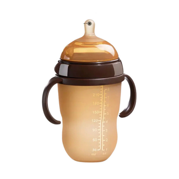 Biberón de silicona antiasfixia y anticólicos