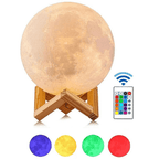 Lámpara Luna Llena LED 3D