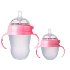 Biberón de silicona antiasfixia y anticólicos