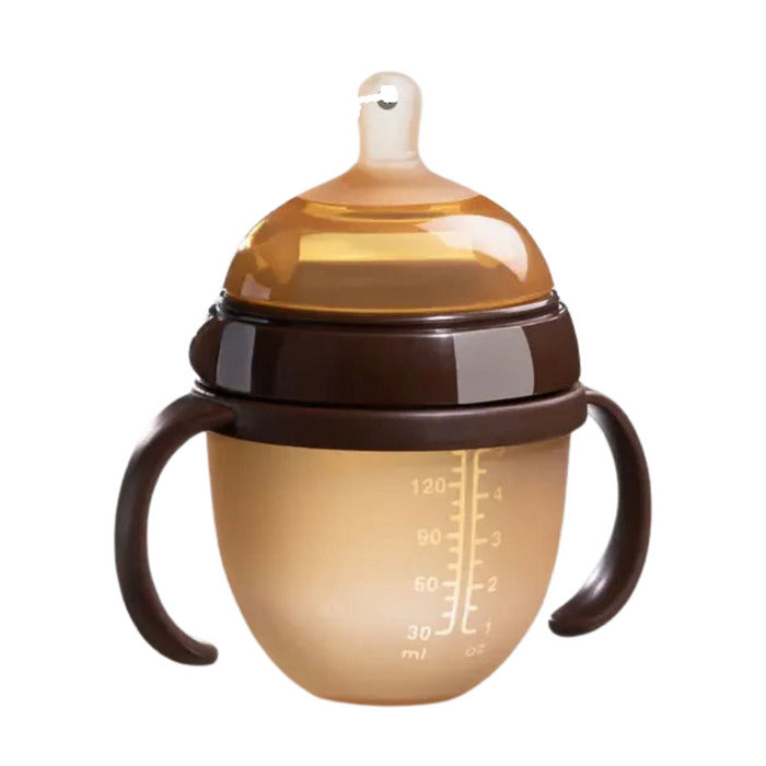 Biberón de silicona antiasfixia y anticólicos